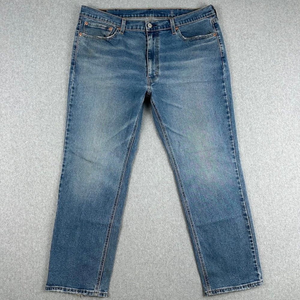 Levi 541 Mens Jeans 38x30 Athletic Fit Blue Wash All Seasons‎ Tech